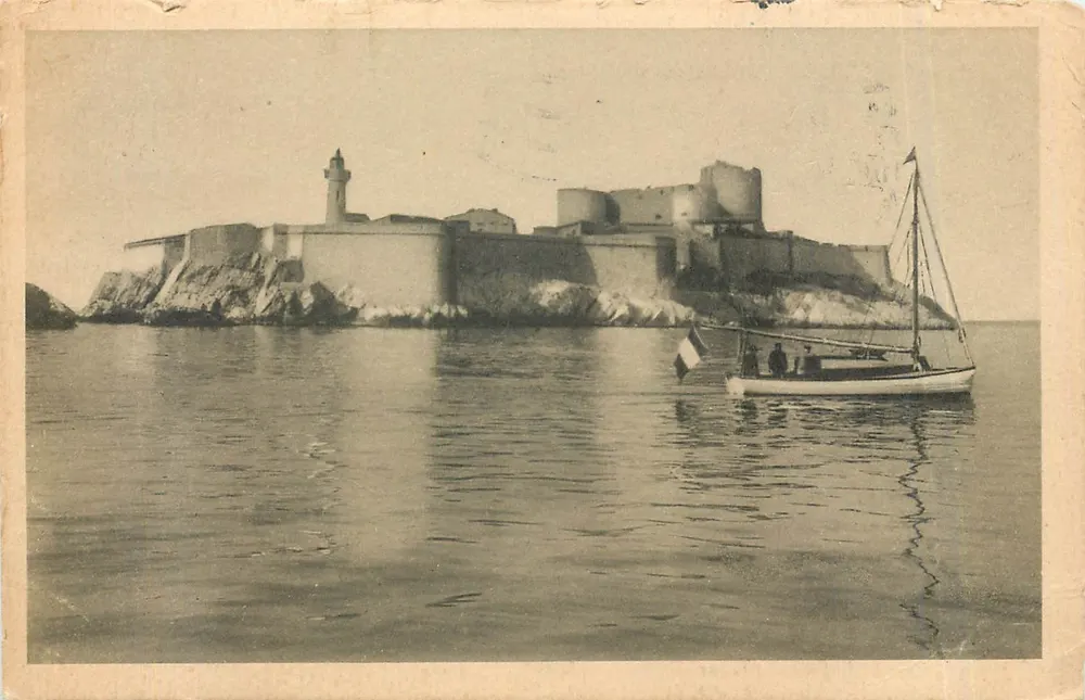 O Castelo de If — Marselha — editor G. Candelin, n°39 - Frente