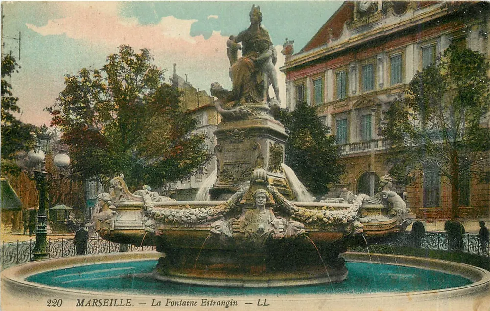 Marselha — Fontaine Estrangin — LL. n°220 - Frente