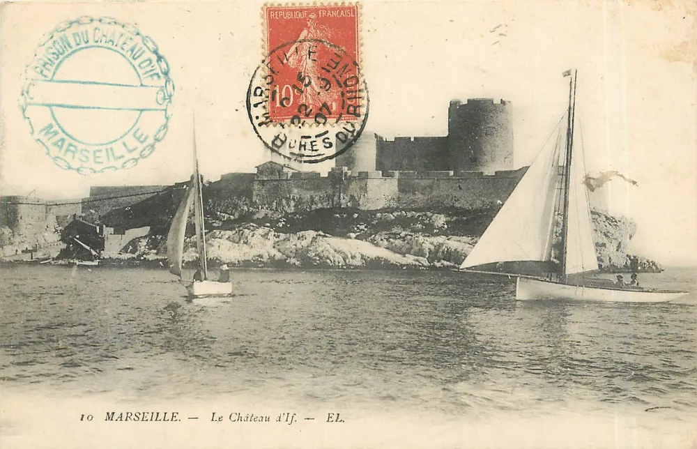O Castelo d'If — Marselha — Editor EL. - Frente