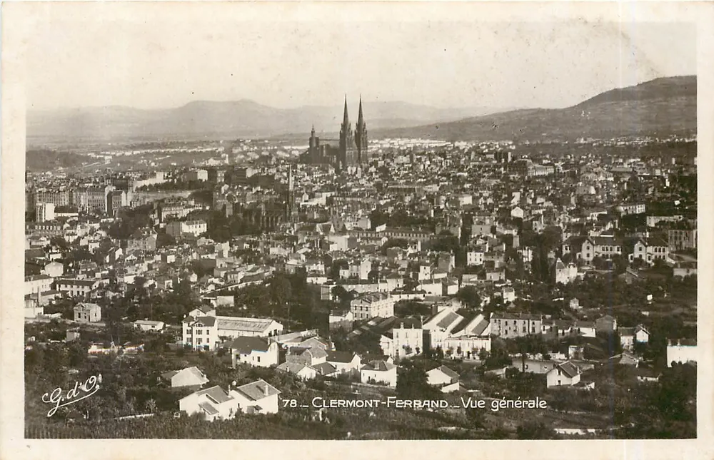 Clermont-Ferrand — Vista geral — G.d'O. n°78 - Frente
