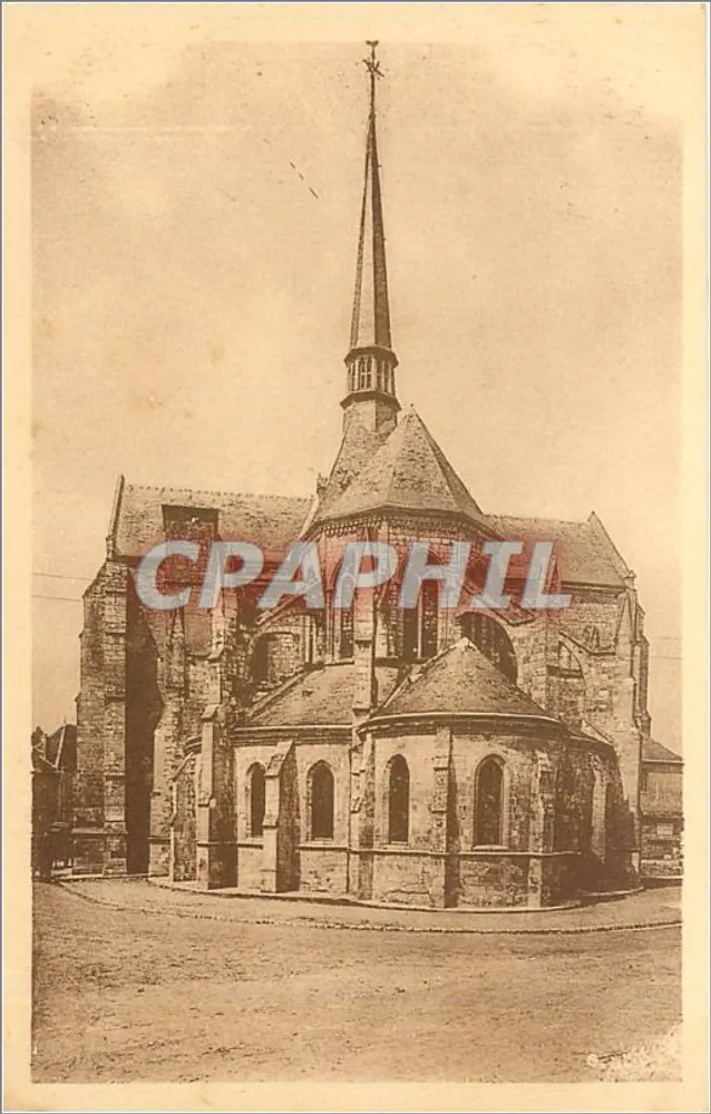 Die Apsis der Kirche Saint-Sauveur — Le Petit Andely — Lévy et Neudhen, Paris - Vorderseite