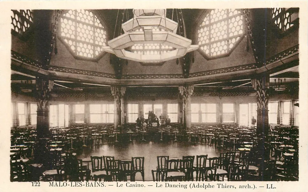 Malo-les-Bains — Das Casino — Das Dancing (Adolphe Thiers, Architekt) — LL. - Vorderseite