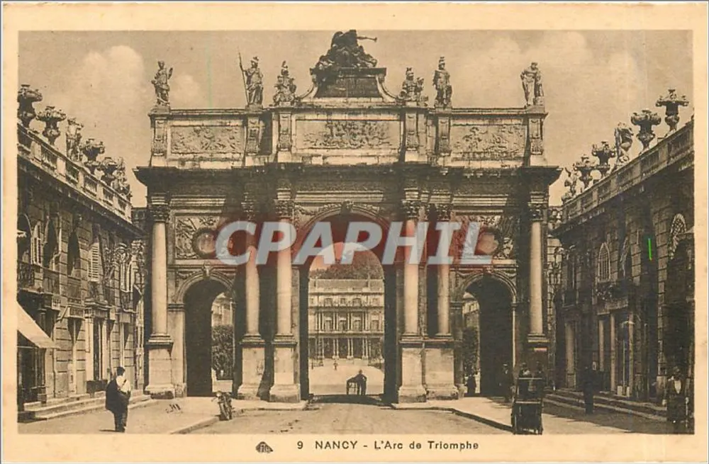 NANCY - O Arco do Triunfo — editor Sociedade das Artes Fotográficas, Strasbourg - Frente