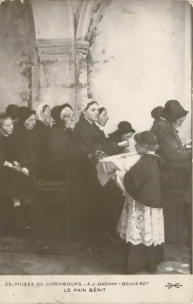 Das Gesegnete Brot — Museum Luxembourg — A.J. Dagnan-Bouveret - Vorderseite
