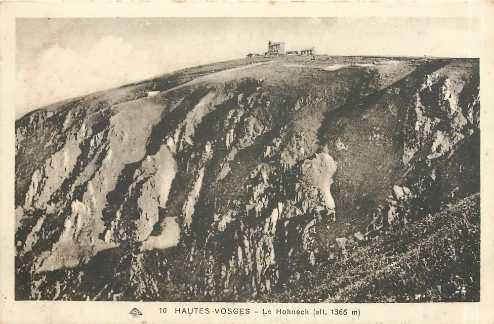 Le Hohneck (alt. 1366 m) — HAUTES-VOSGES — editor ABA, n° 10 - Frente