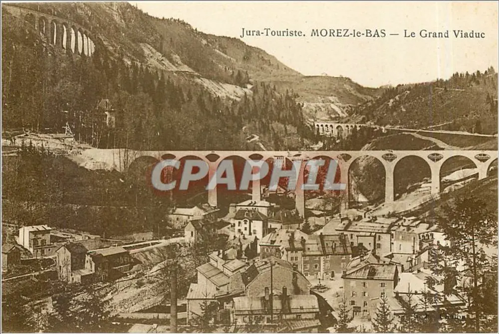 MOREZ-le-BAS — Der Große Viadukt — Jura-Touriste - Vorderseite