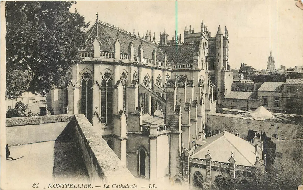 मॉंट्पेलियर — कैथेड्रल — एलएल। - आगे