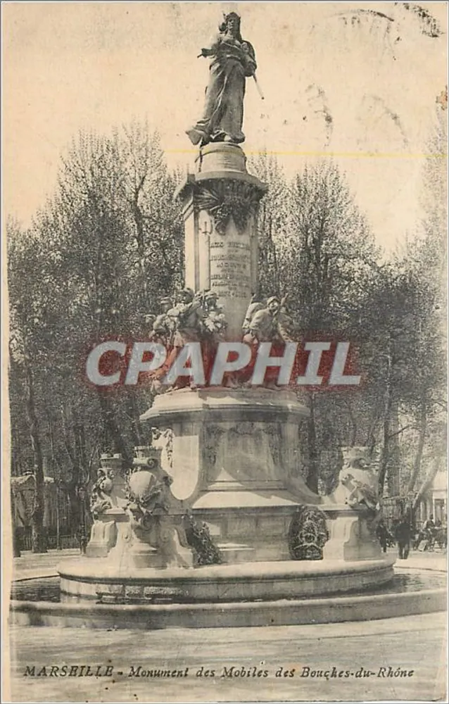 Marseille - Denkmal der Mobiles der Bouches-du-Rhône — unbekannter Verlag, Seriennummer nicht sichtbar - Vorderseite