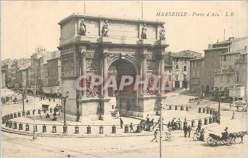 Marselha - Porta de Aix - L.R. - Frente