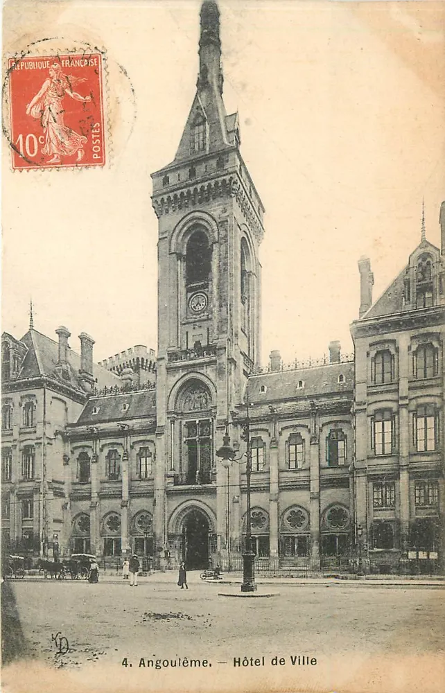 Angoulême — Hotel de Ville — Editor Y.D. n°4 - Frente