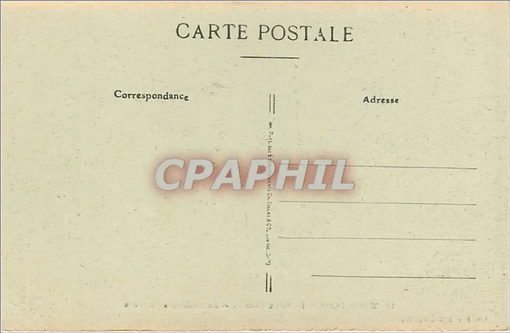 Montluçon — Das alte Schloss und die alten Kasernen — Lib. F. Pointud, Montluçon - Rückseite