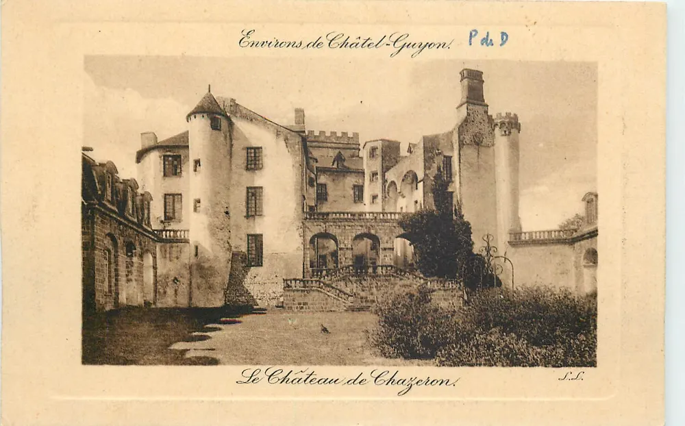 O Castelo de Chazerion — Arredores de Châtel-Guyon — L.D. (editor) n°47 - Frente