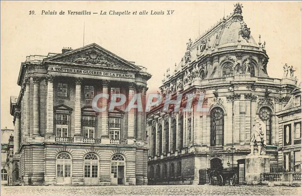 Palais de Versailles — La Chapelle et aile Louis XV — Impr. Edia, Versailles - Recto