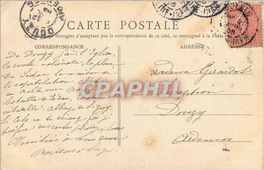 O Parque - Petit Trianon: a Moinha — Versailles — B. F. PARIS - Verso
