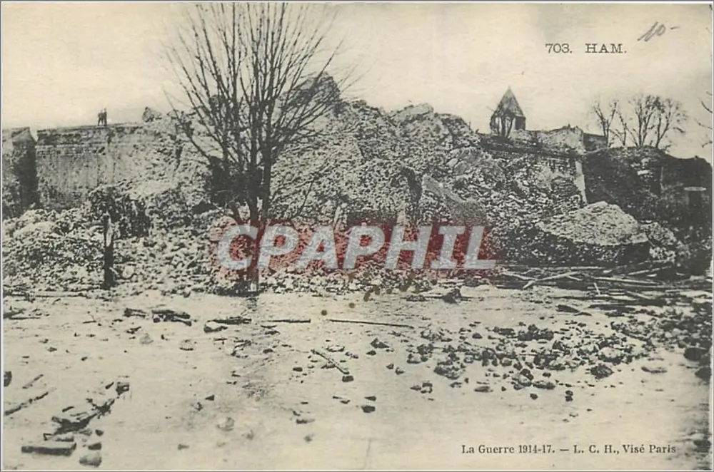 Visé — Detalhes da guerra 1914-17 — L. C. H., Visé Paris - Frente