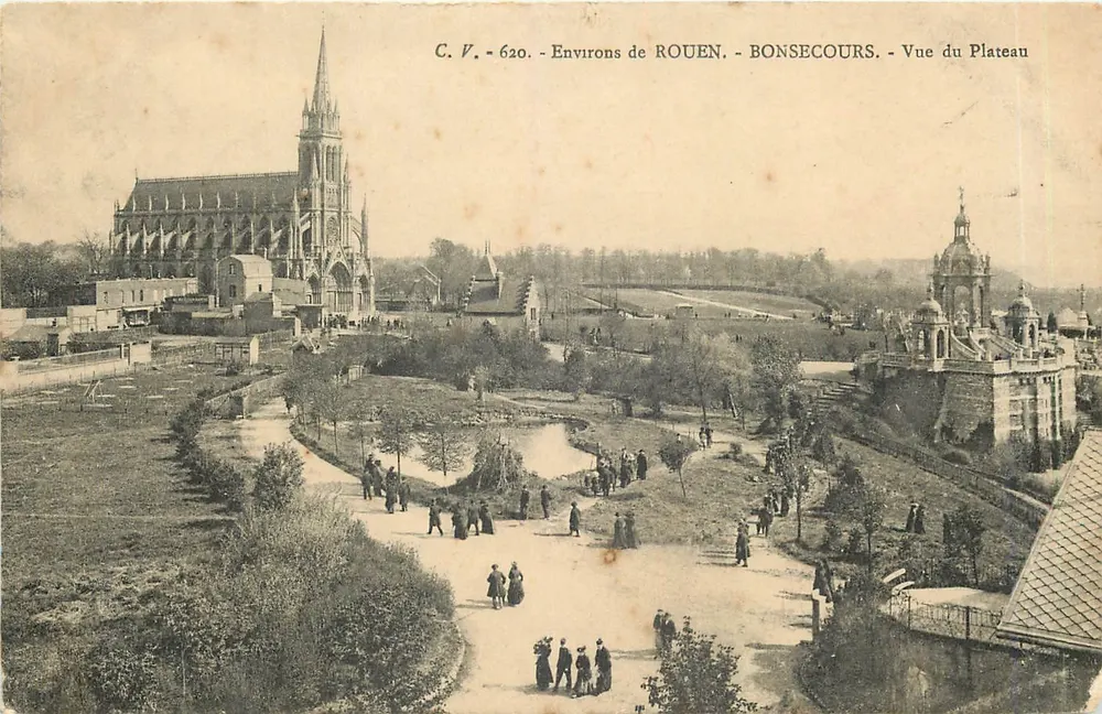 BONSECOURS — Vue du Plateau — C.V. 620 - Recto