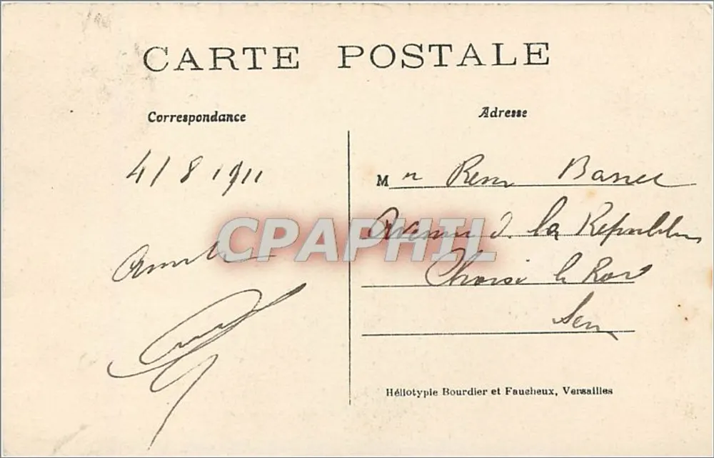Versailles — Parco del Petit Trianon — La Ferme - Verso