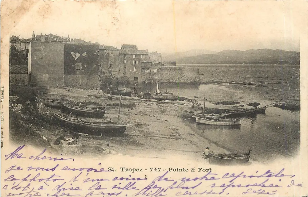 St. Tropez - 747 - Ponta & Forte — Fototipo E. Lacourt — Marselha - Frente