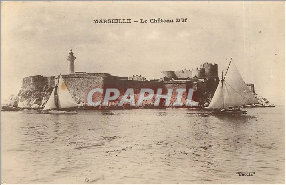 Marselha — O Castelo de If — Editor: Procia - Frente