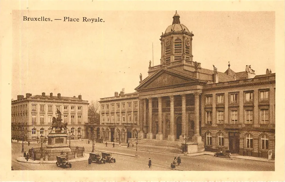 Bruxelas — Place Royale — número de série não visível - Frente
