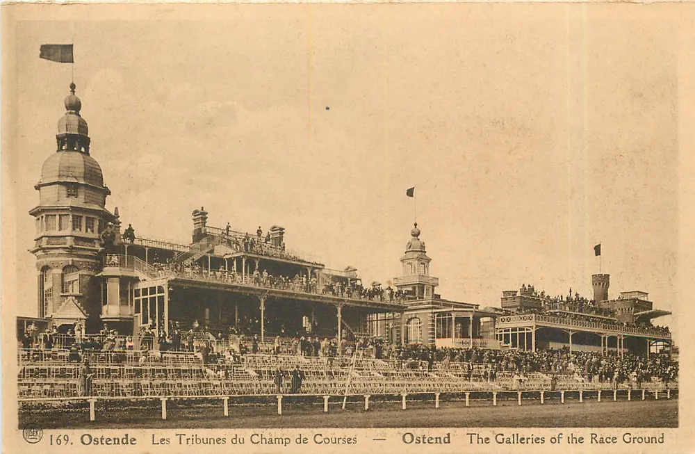 Ostend — The Tribunes of the Racecourse — Phototype A. Dohmen, Ostend - Front