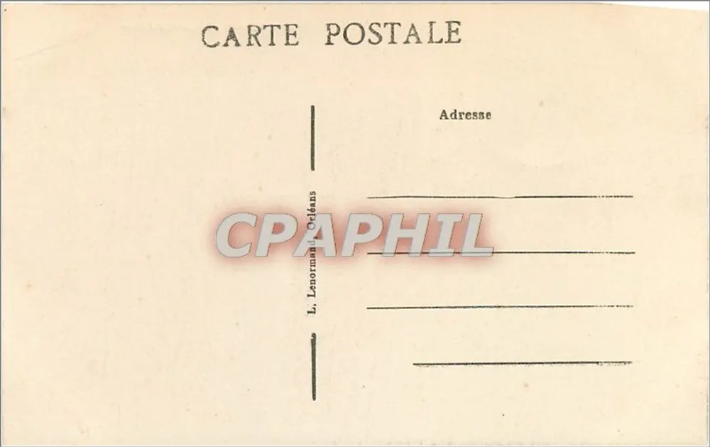 Blois (L.-et-C.) — A Catedral - Verso