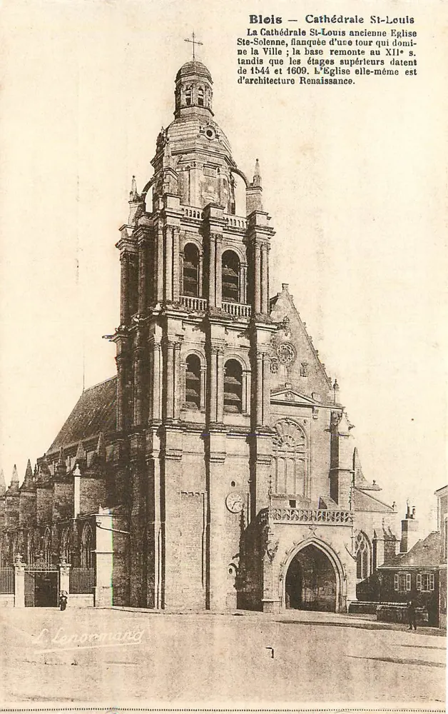 Bleis — Catedral de St-Louis — L. Lenormand - Frente