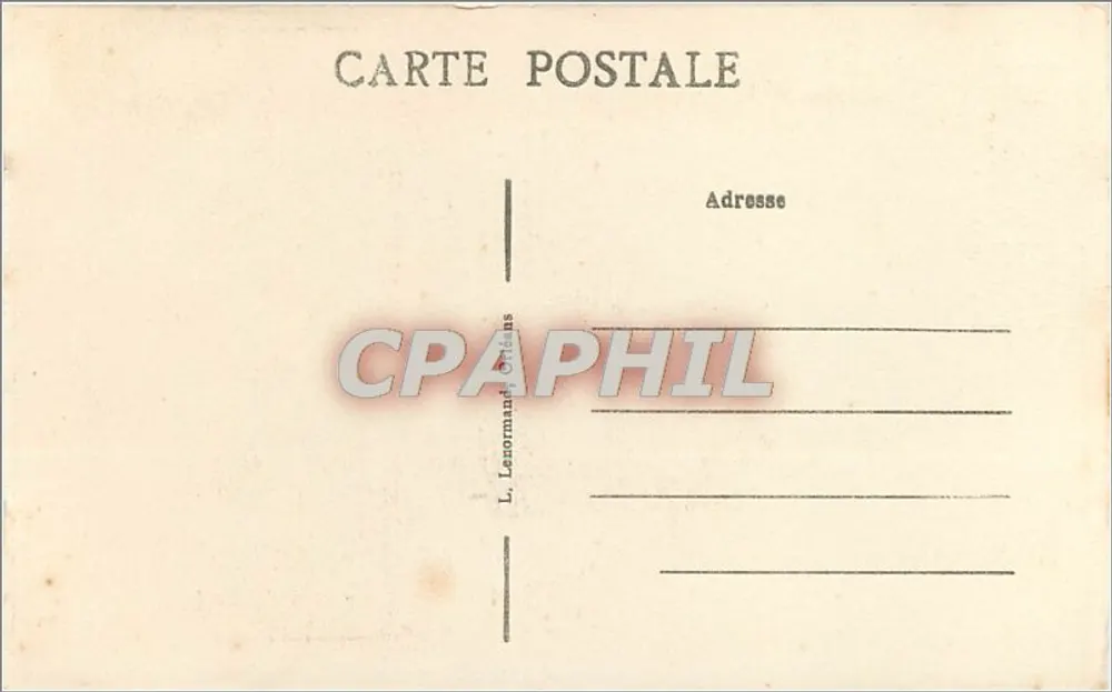 Bleis — Catedral de St-Louis — L. Lenormand - Verso