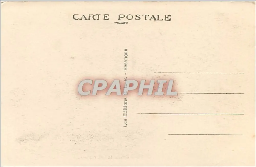 See der Criquette — Raon-l'Étape — Verleger: Buchhandlung Poisson - Rückseite