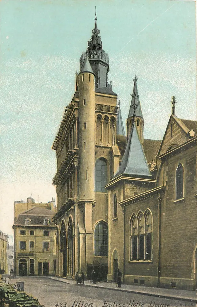 Dijon — Igreja de Nossa Senhora — A. V. & Cie, n° 436 - Frente