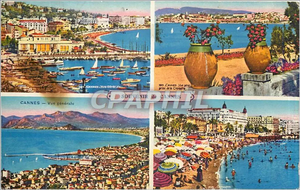 Cannes — Vista geral — Edições D'Art Munier, Nice - Frente