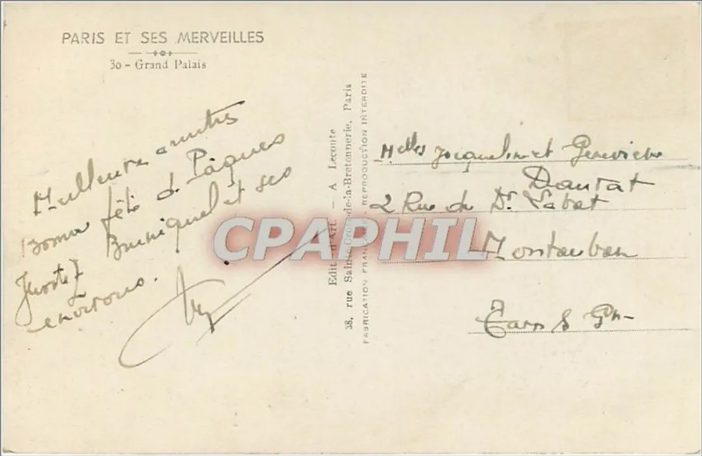 Grand Palais — Paris — éditeur Guy - Verso