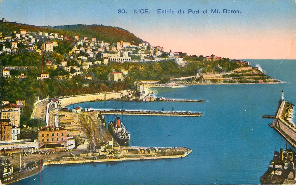 Nice — Entrada do Porto e Mt. Boron — Os Mais Belos Sítios da França - Frente