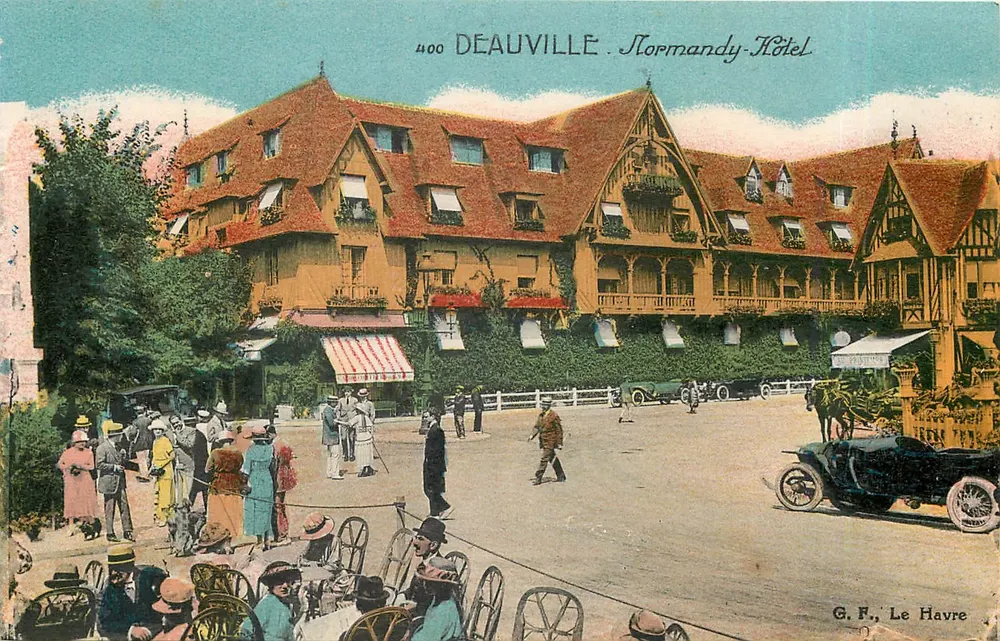 Deauville — Hotel Normandy — G. F., Le Havre - Frente