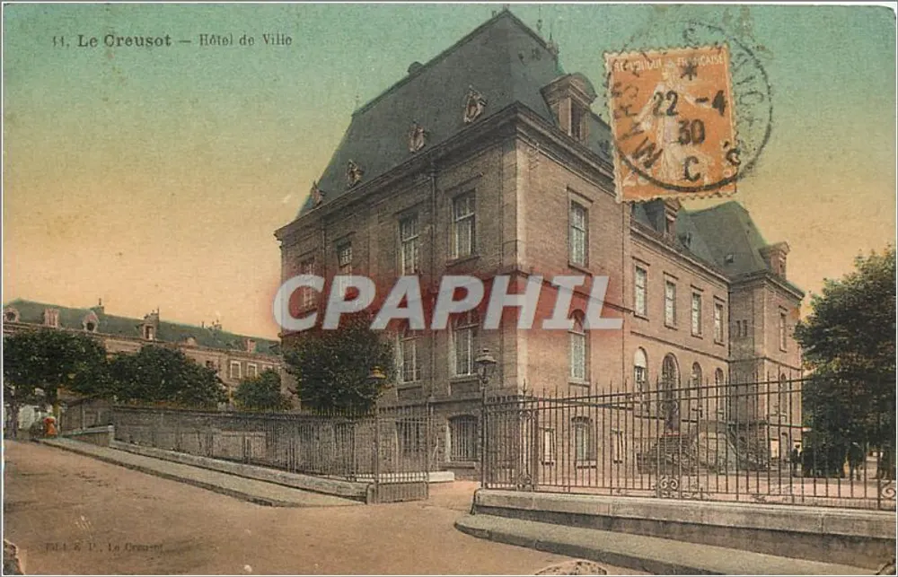 Le Creusot — Hotel de la Ciudad — Feld & Cie, Le Creusot - Anverso