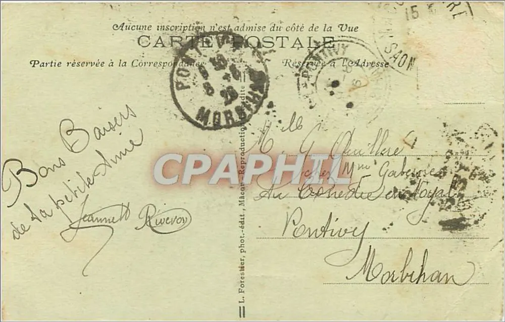 Macon — Quai Lamartine — A Saône - Verso
