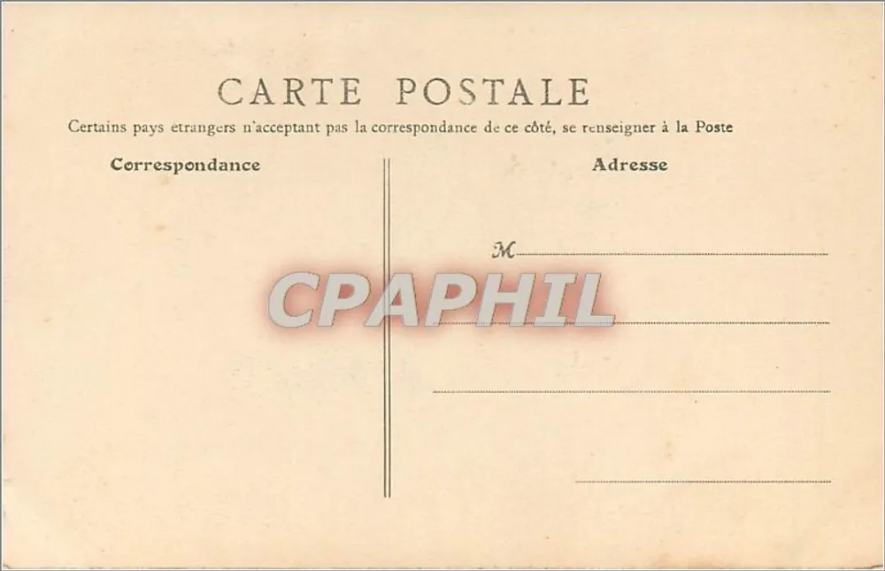 Paris — Ponte de Tijolos (Buttes-Chaumont) — B.F., Paris - Verso