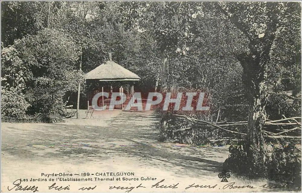 The Gardens of the Thermal Establishment and Gublier Spring — Puy-de-Dôme — 189 — CHATELGUYON - Front