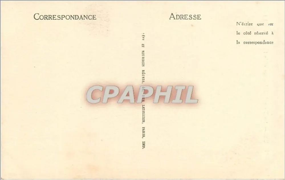 Evreux — Die Uhrturm und die Fontäne — L.L. - Rückseite