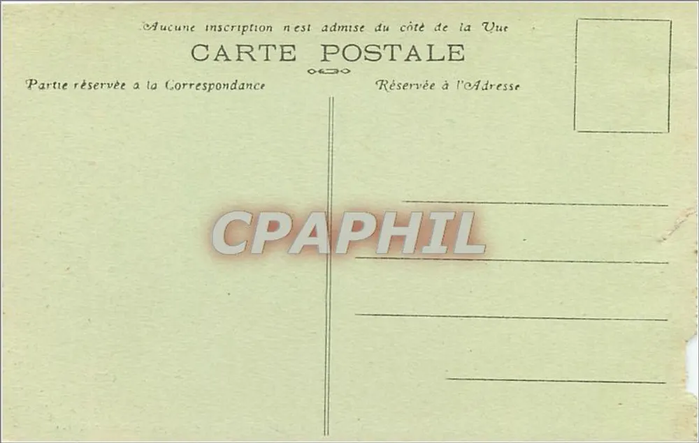 Cerca de Cherbourg - QUERQUEVILLE — Vista da Praia — A. Becquemin-Houpsard, editor - Verso