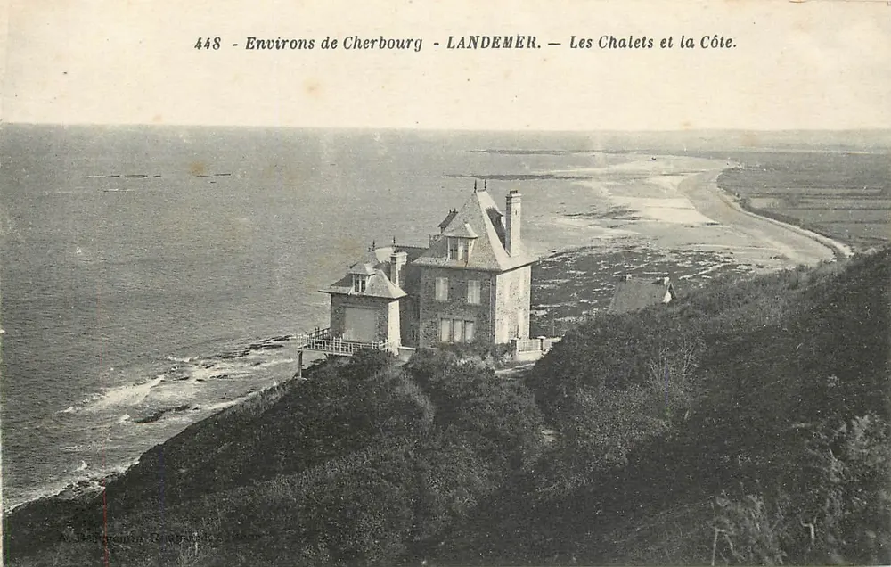 Landeimer — Os Chalets e a Costa — Arredores de Cherbourg - Frente