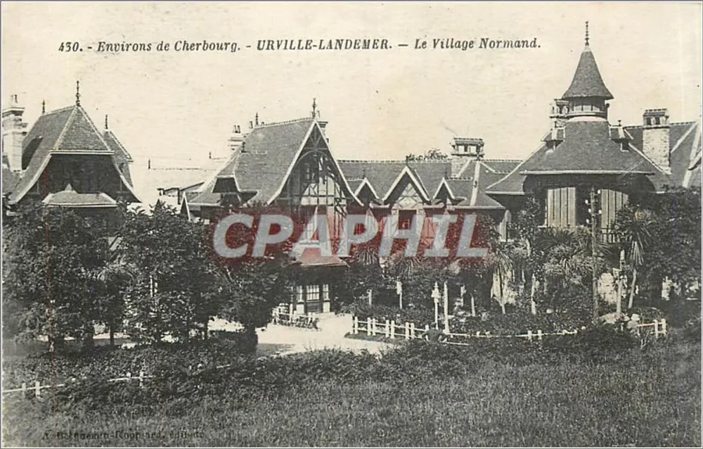 Urville-Landemer — Das normannische Dorf — Verleger A. Béguin, n° 450 - Vorderseite