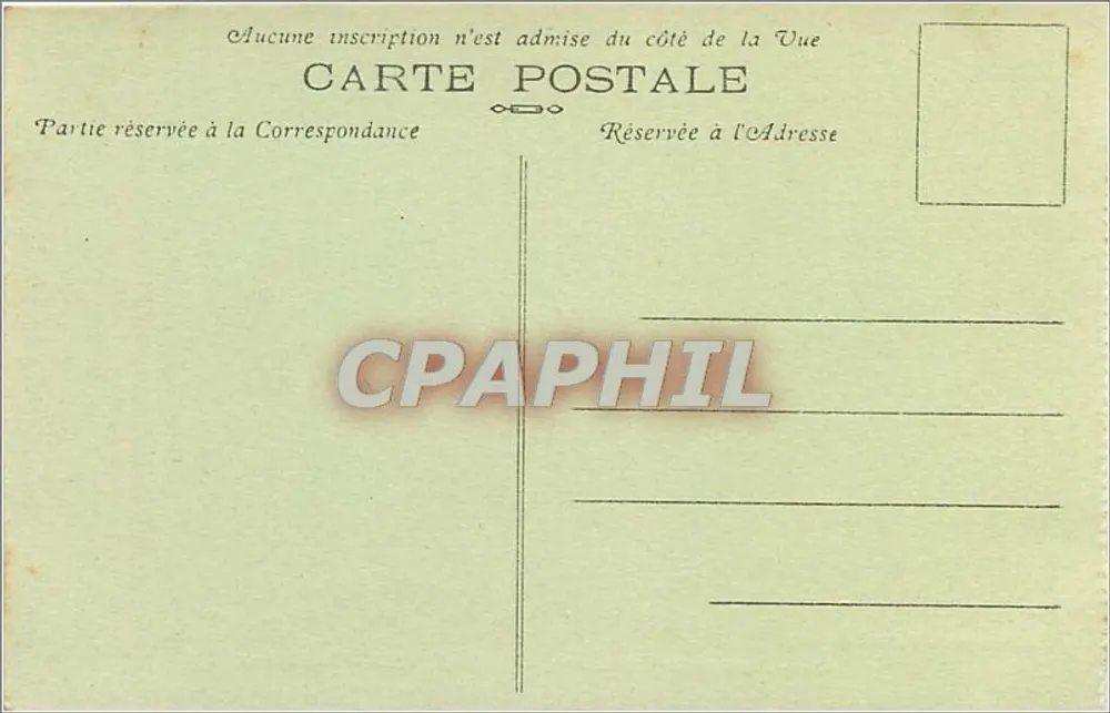 Nacqueville — O Castelo — A. Berquemin-Roupsard, editor, n°425 - Verso