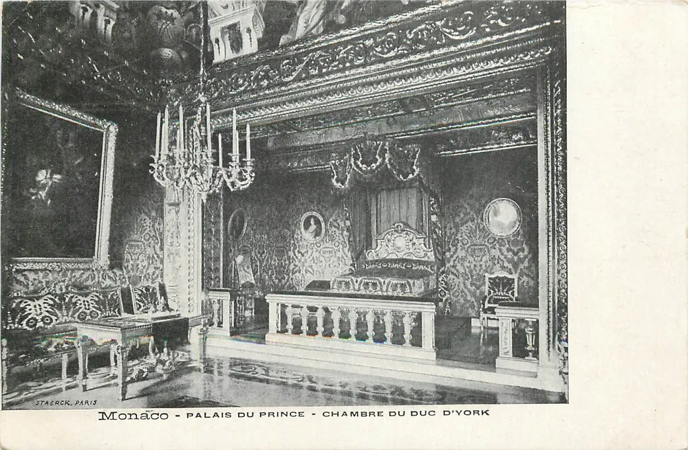 Monaco - Palácio do Príncipe - Quarto do Duque de York - Frente