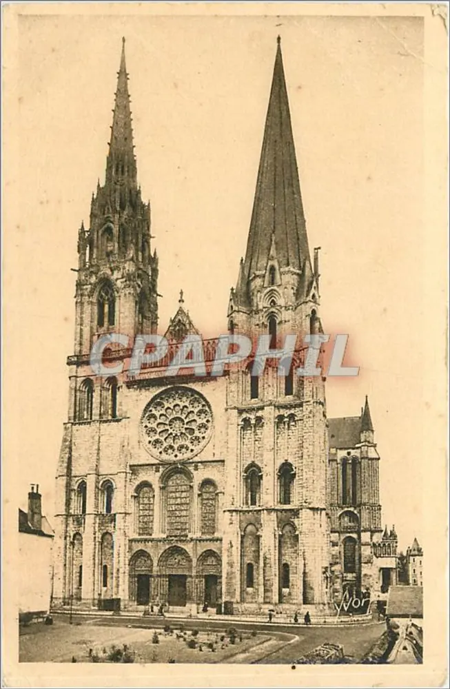 Chartres — A Catedral — Edições d'Art YVON - Frente
