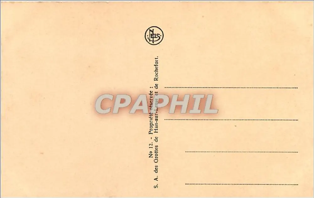 Grotas de Han — O Troféu — editor J. Leus, n°12 - Verso