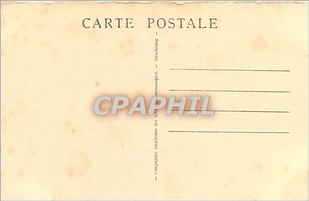 Strasbourg - La Petite France — vue du canal avec la cathédrale — éditeur : Compagnie des Arts Décoratifs - Verso
