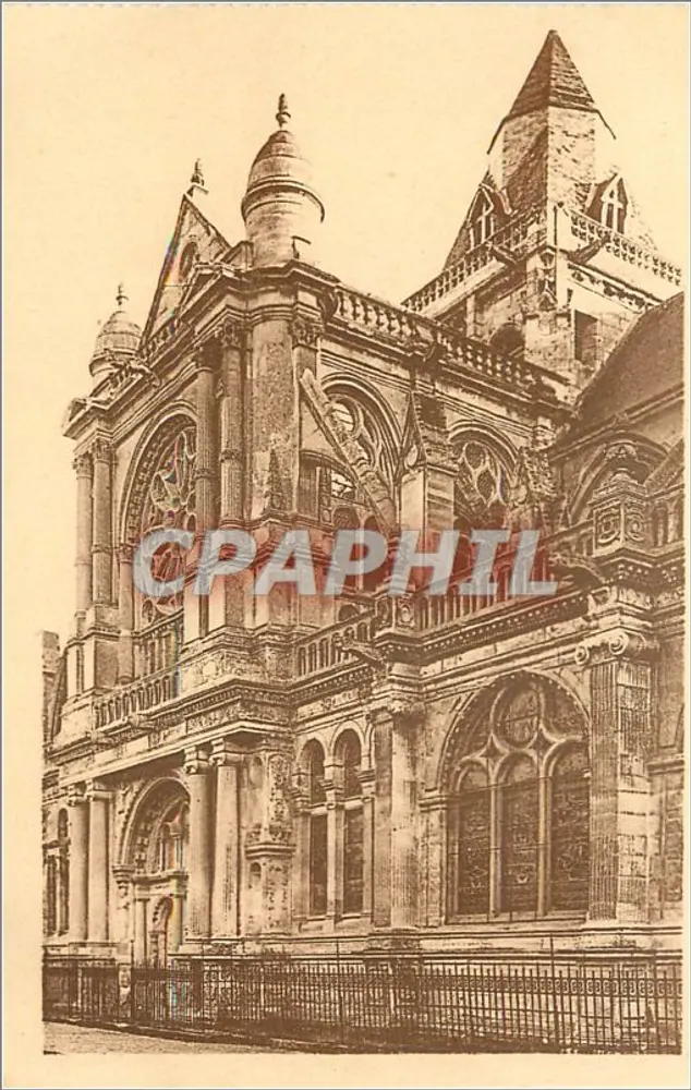 Nordportal der Kirche — Le Grand Andely — Lévy, Paris - Vorderseite