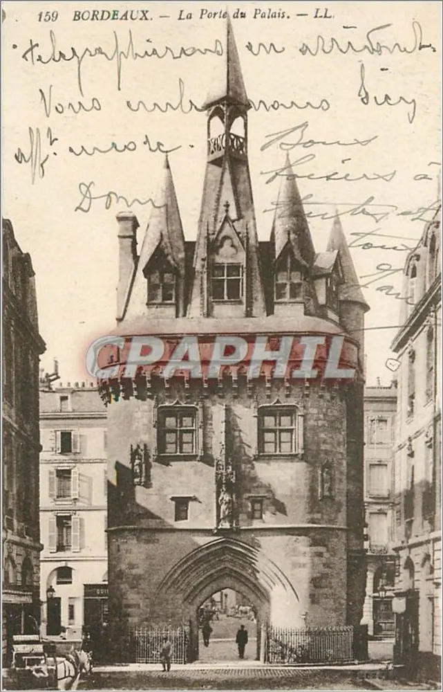 Bordeaux — A Porta do Palácio — LL. — N° 159 - Frente