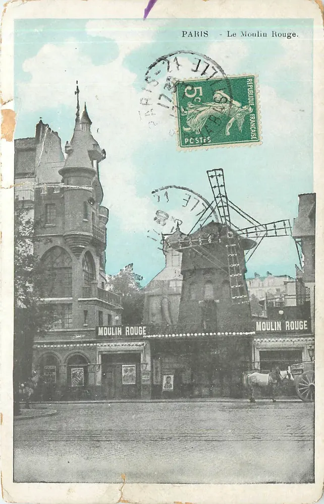 Paris - Le Moulin Rouge. - Éditeur J.C. PARIS, n° 177 - Frente